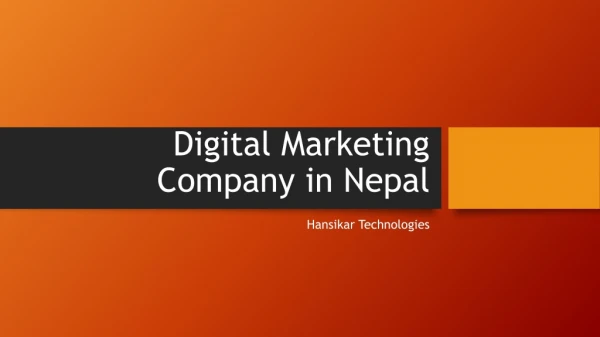 Digital Marketing in Nepal