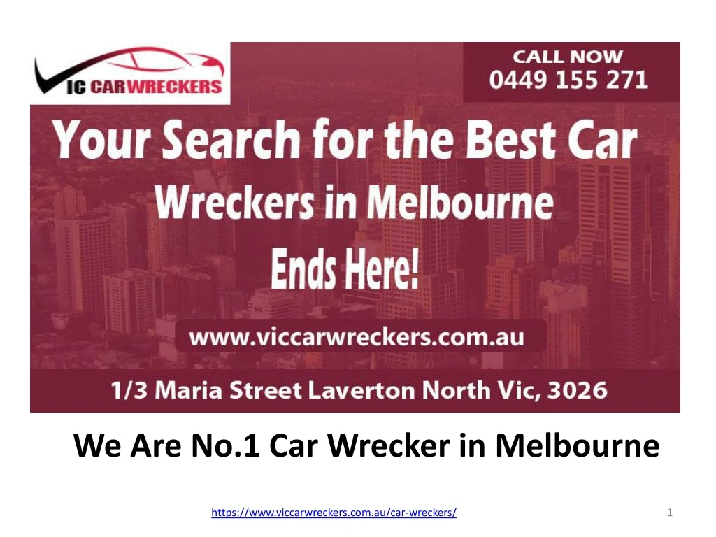 we are no 1 car wrecker in melbourne