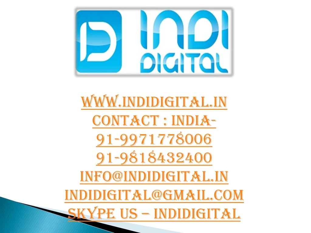 www indidigital in contact india 91 9971778006