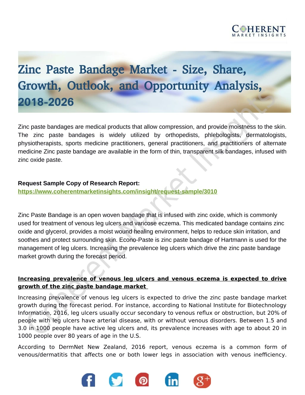 zinc paste bandage market size share zinc paste