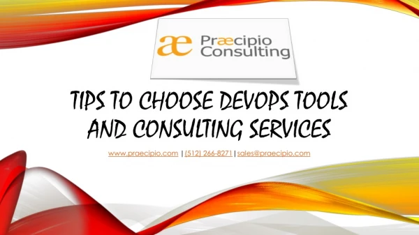 Tips to Choose Devops Tools and Consulting Services