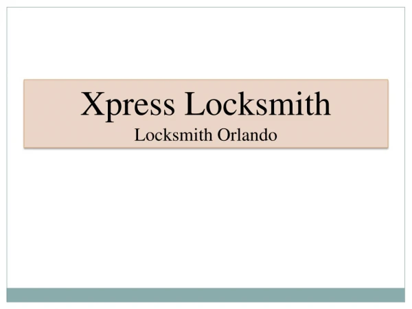 Xpress Locksmith