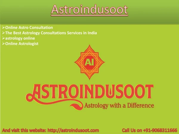 Astroindusoot Is The Best Astrology Consultations Services in India..