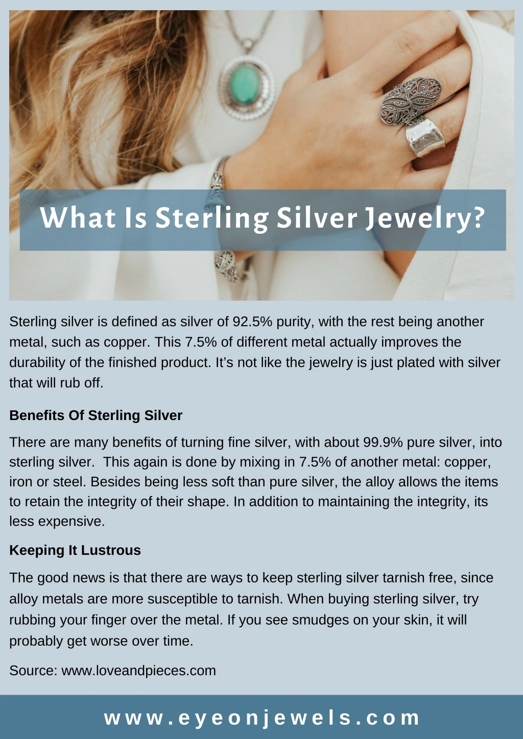 what is sterling silver jewelry