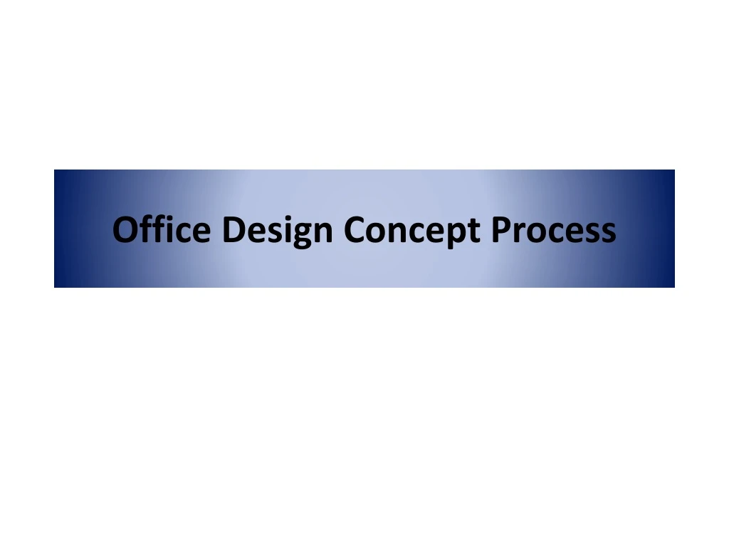 office design concept process