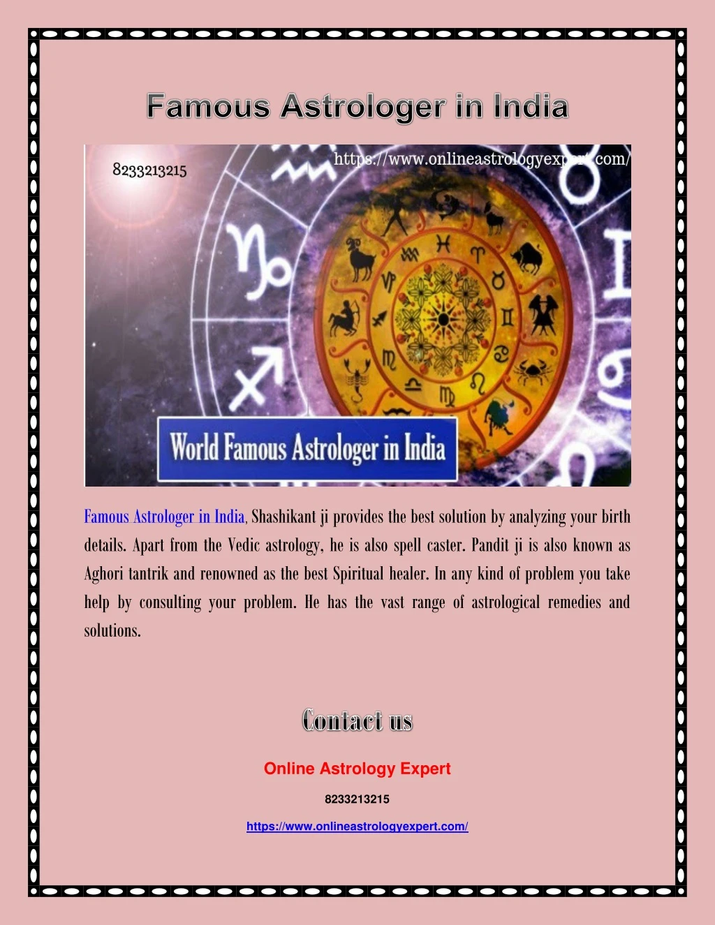 famous astrologer in india shashikant ji provides