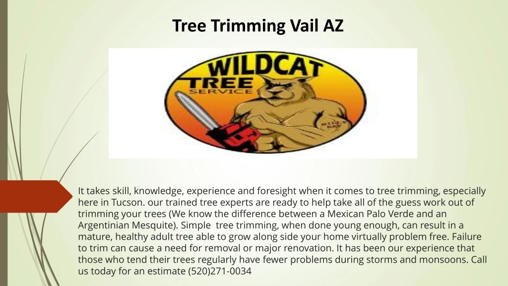 tree trimming vail az