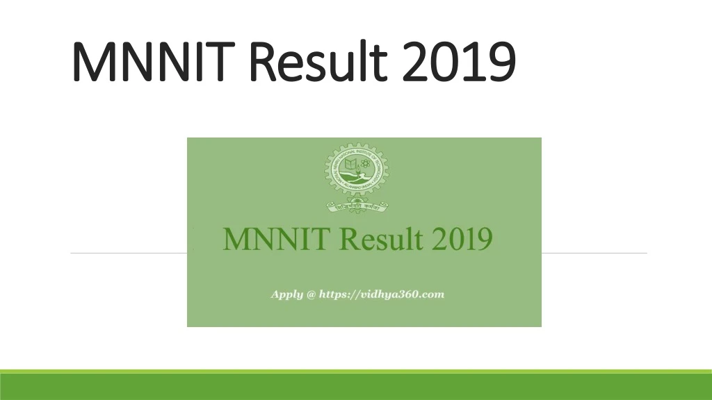 mnnit result 2019