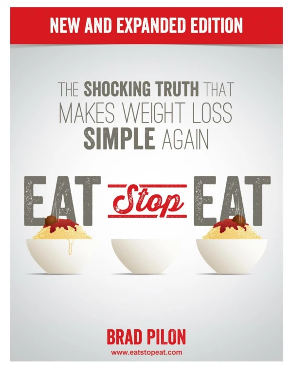 Brad Pilon: Eat Stop Eat PDF EBook Free Download