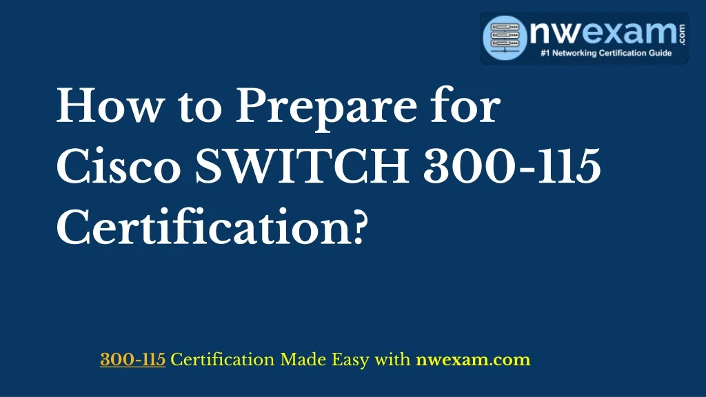 how to prepare for cisco switch