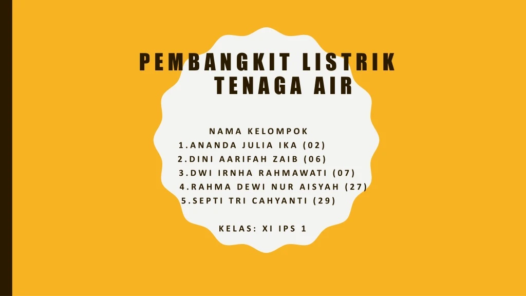 pembangkit listrik tenaga air