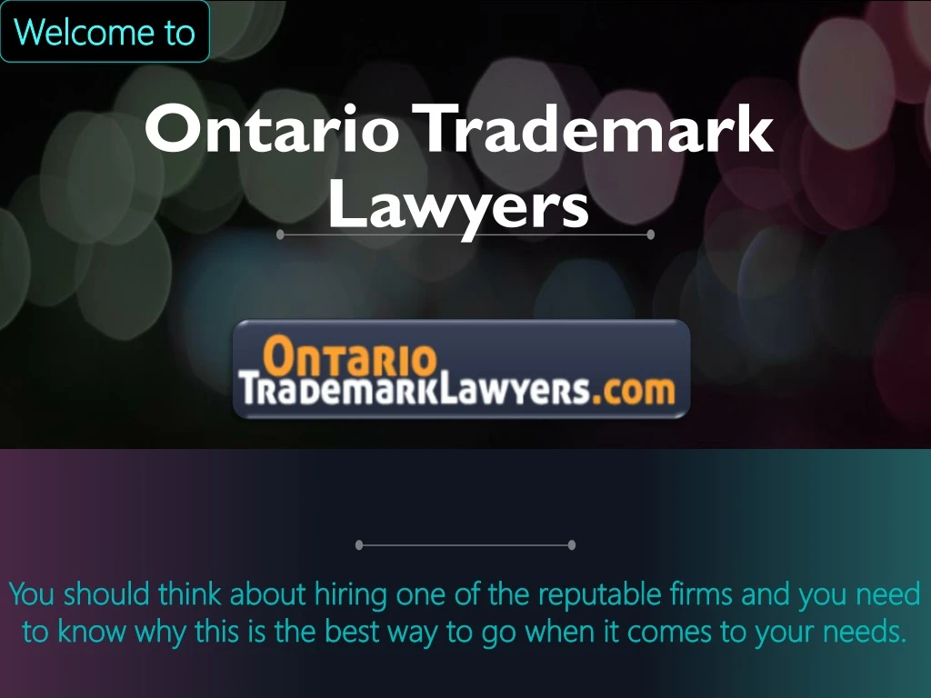 ontario trademark lawyers