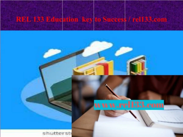 REL 133 Education key to Success / rel133.com