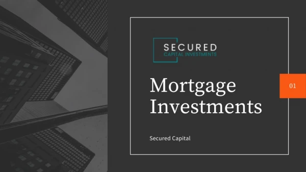 Contributory mortgage investment & fund | Secured Capital Investments