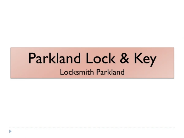 Parkland Lock & Key
