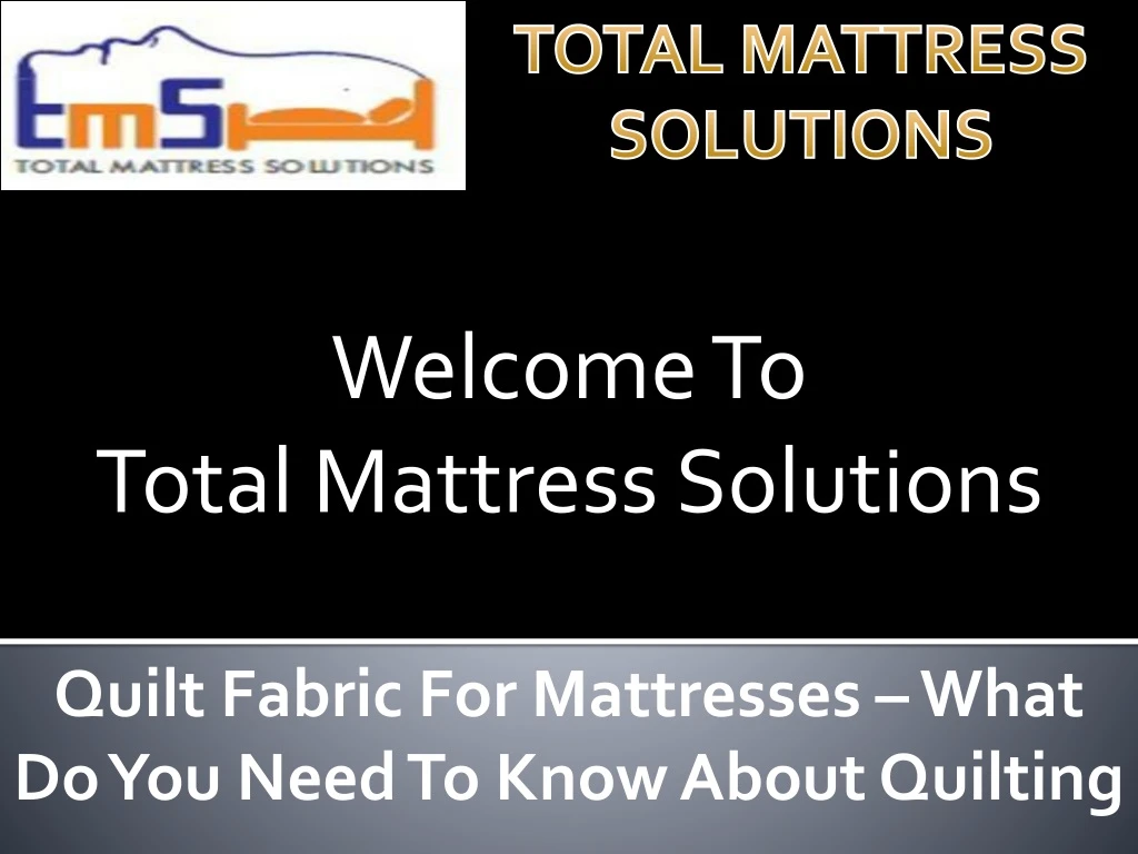 total mattress solutions