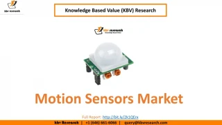Motion Sensors Market Size- KBV Research - slide 1
