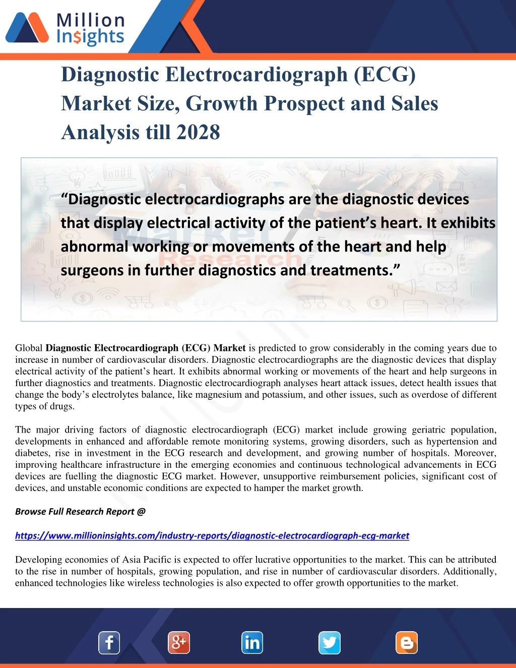 diagnostic electrocardiograph ecg market size