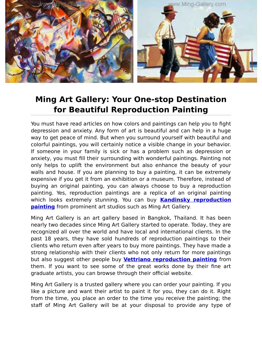 ming art gallery your one stop destination