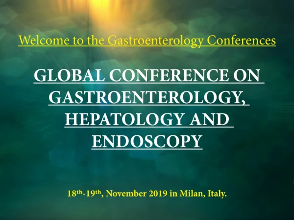 Gastro Conference 2019