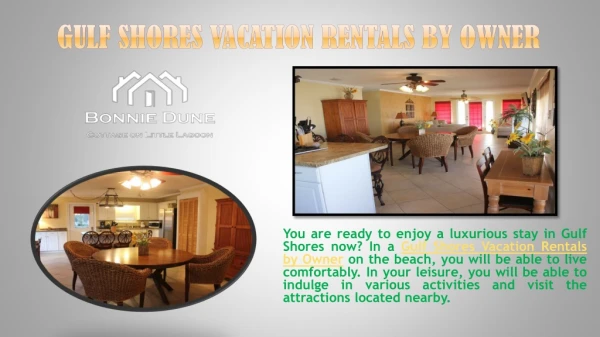 Gulf Shores Vacation Rentals by Owner