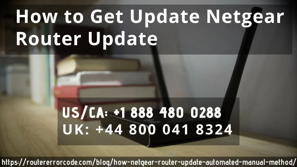 how to get update netgear router update