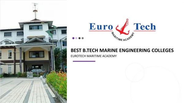 Best B.Tech Marine Engineering Colleges