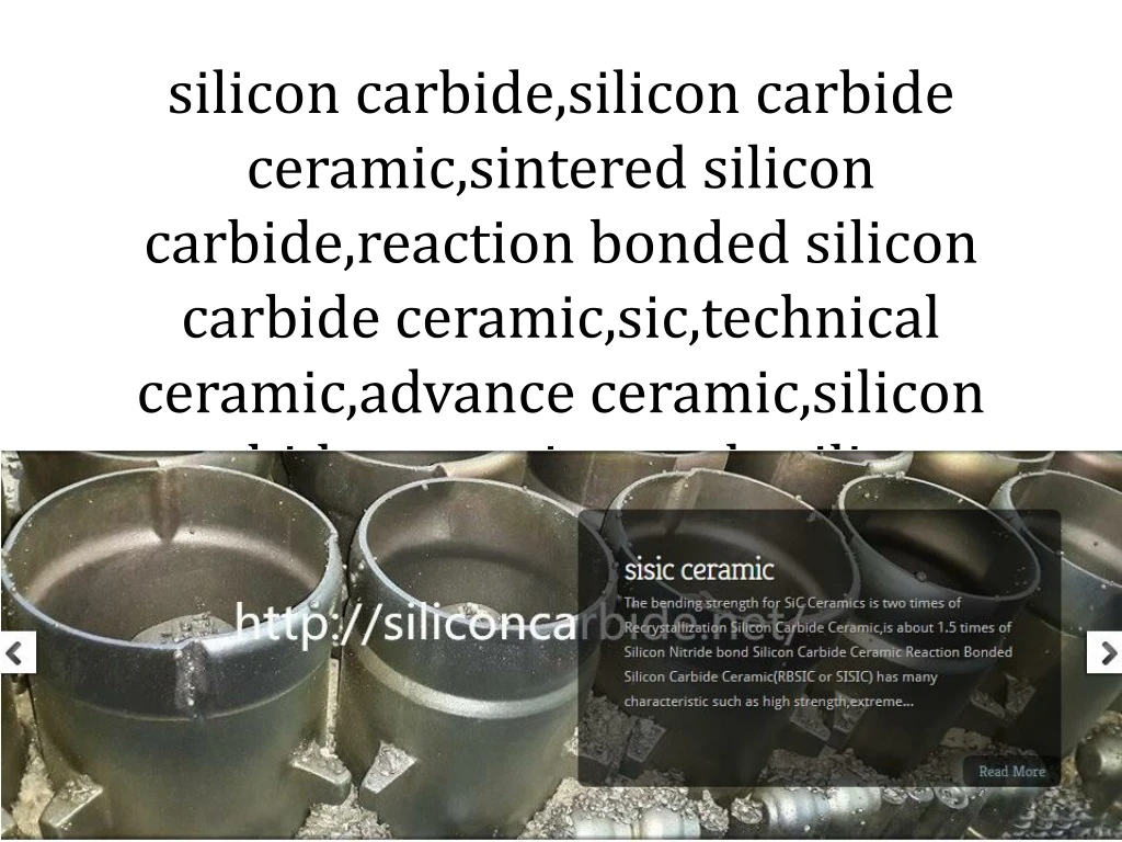 silicon carbide silicon carbide ceramic sintered