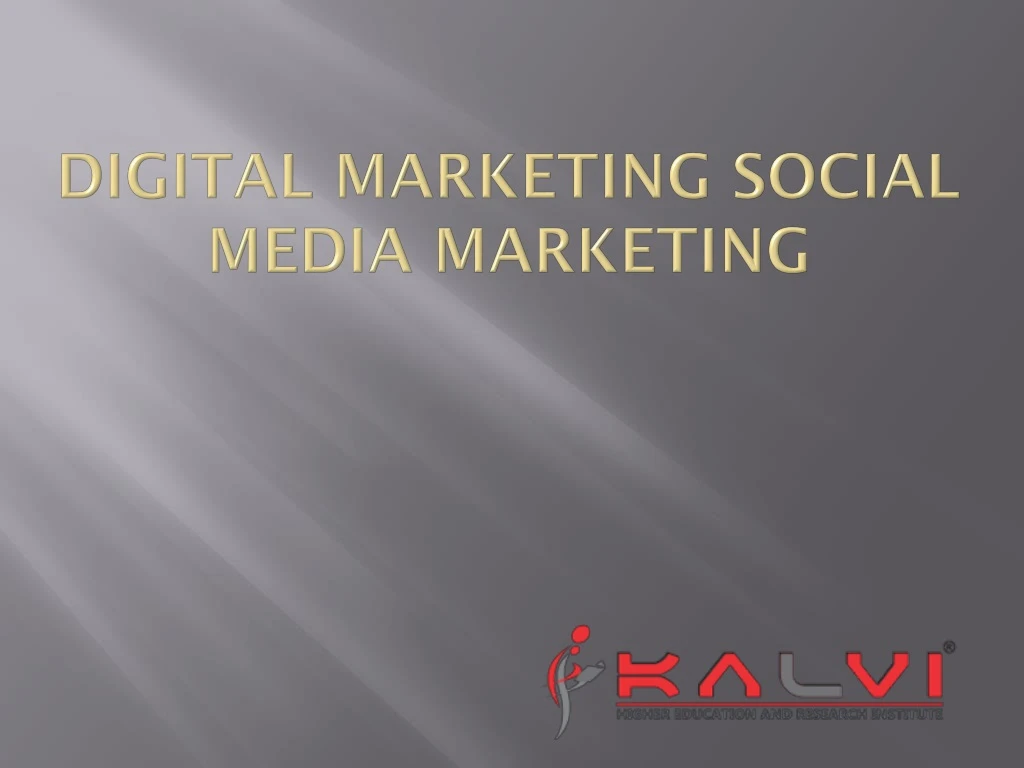 digital marketing social media marketing