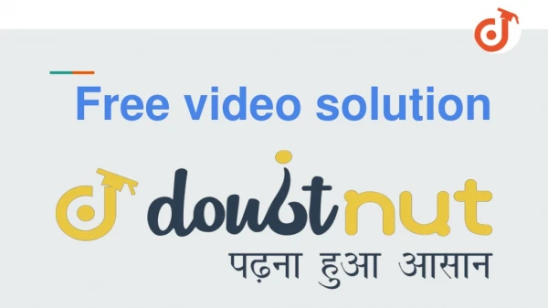 free video solution