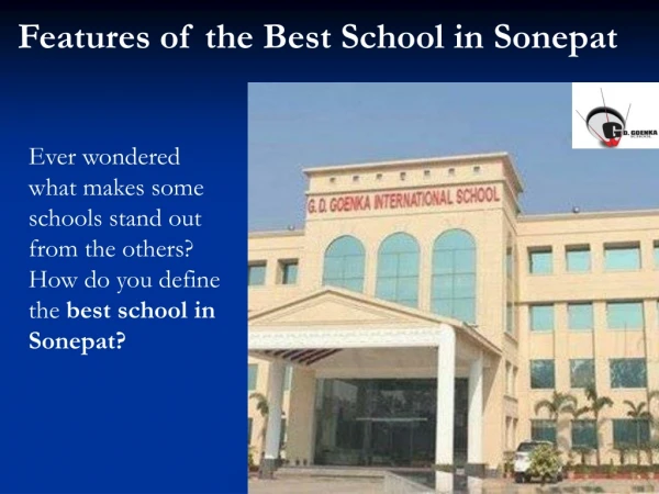 G D Goenka International School | Best School in sonepat