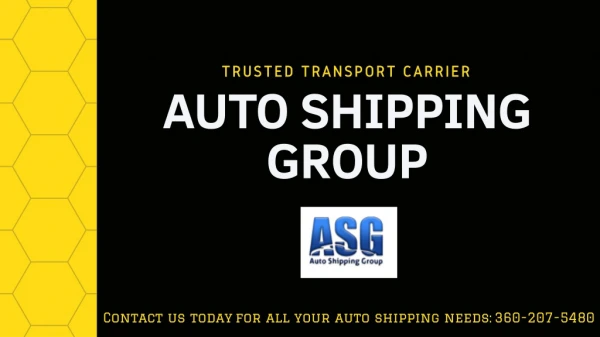Auto Shipping Group - Vehicle Transport Service Provider