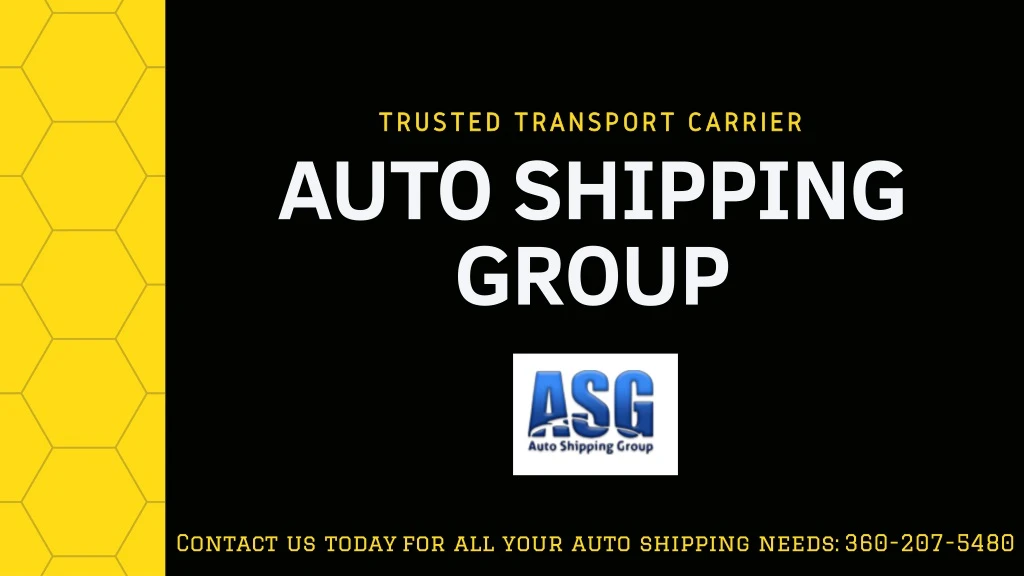 trusted transport carrier