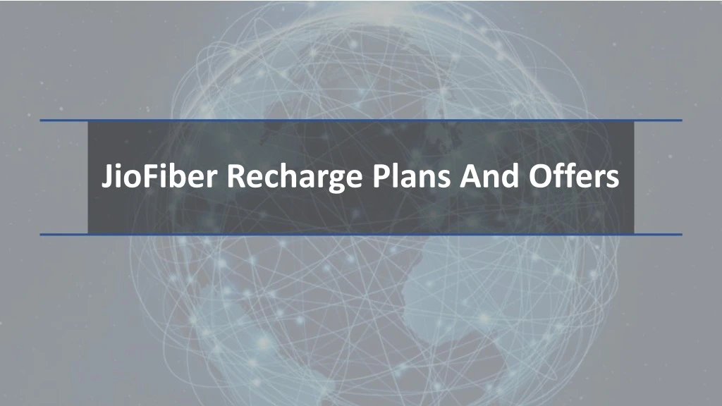 jiofiber recharge plans and offers