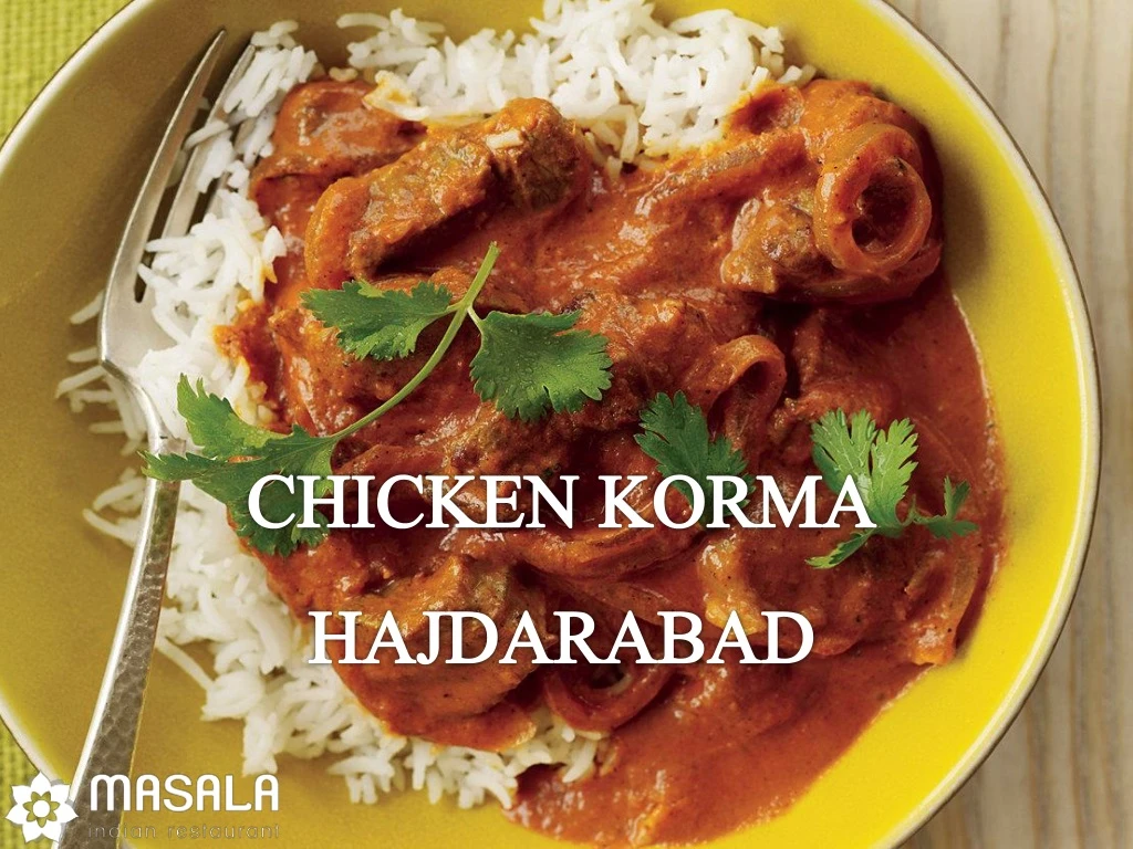 chicken korma hajdarabad