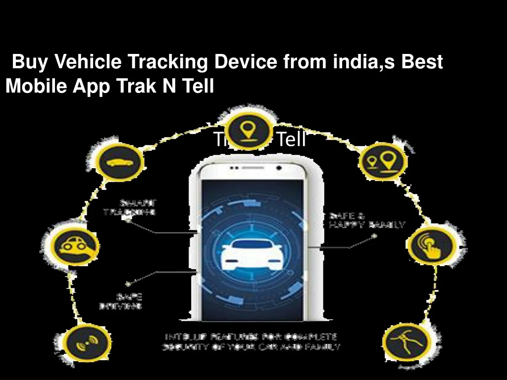 buy vehicle tracking device from india s best mobile app trak n tell