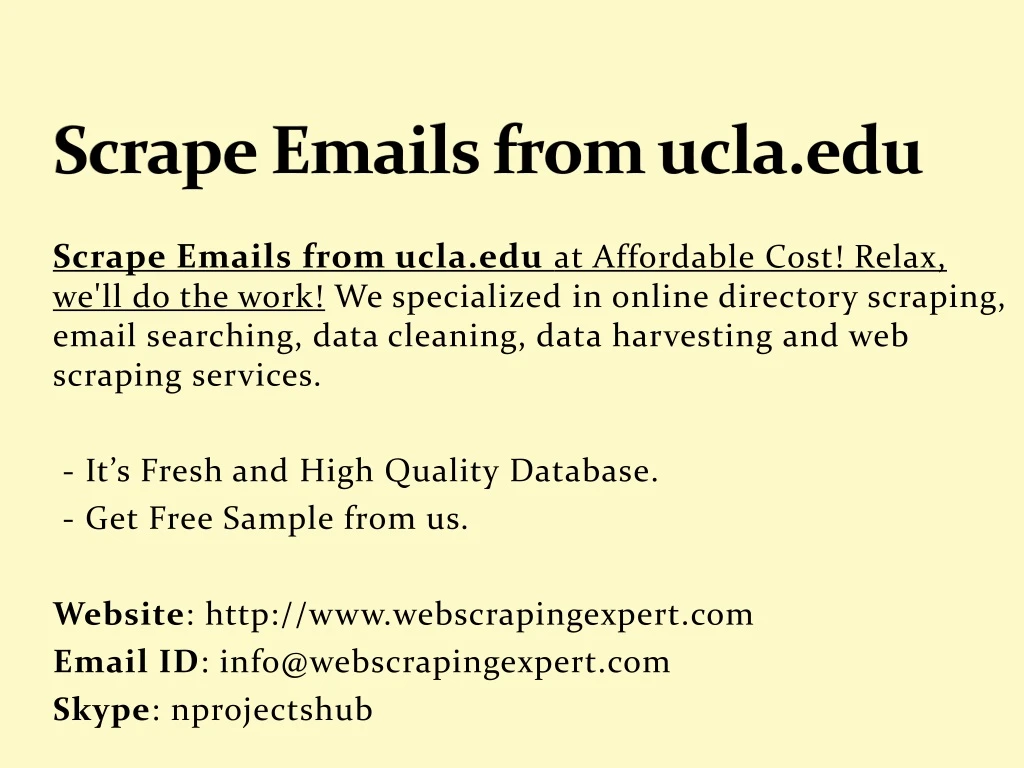 scrape emails from ucla edu