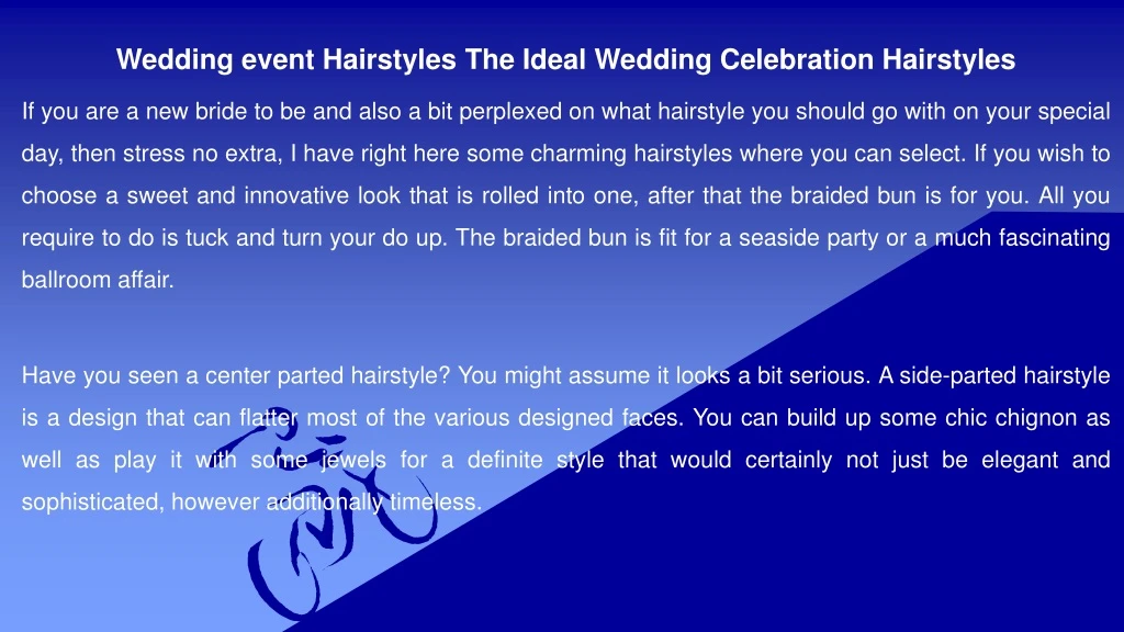 wedding event hairstyles the ideal wedding celebration hairstyles
