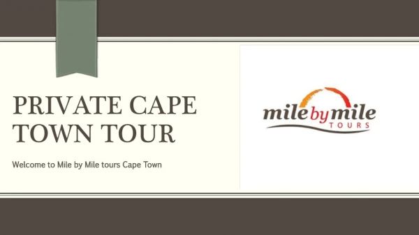 Get the Best Private Cape Town Tour | Milebymile