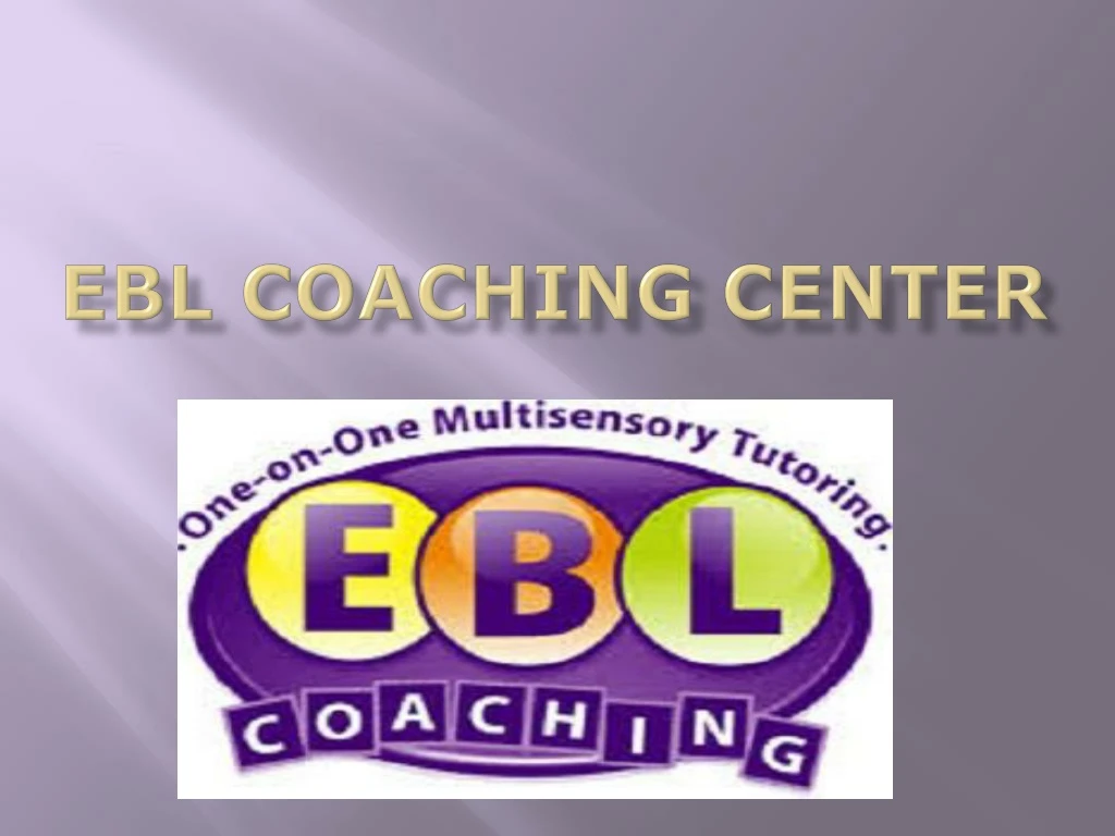 ebl coaching center