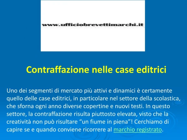 contraffazione nelle case editrici