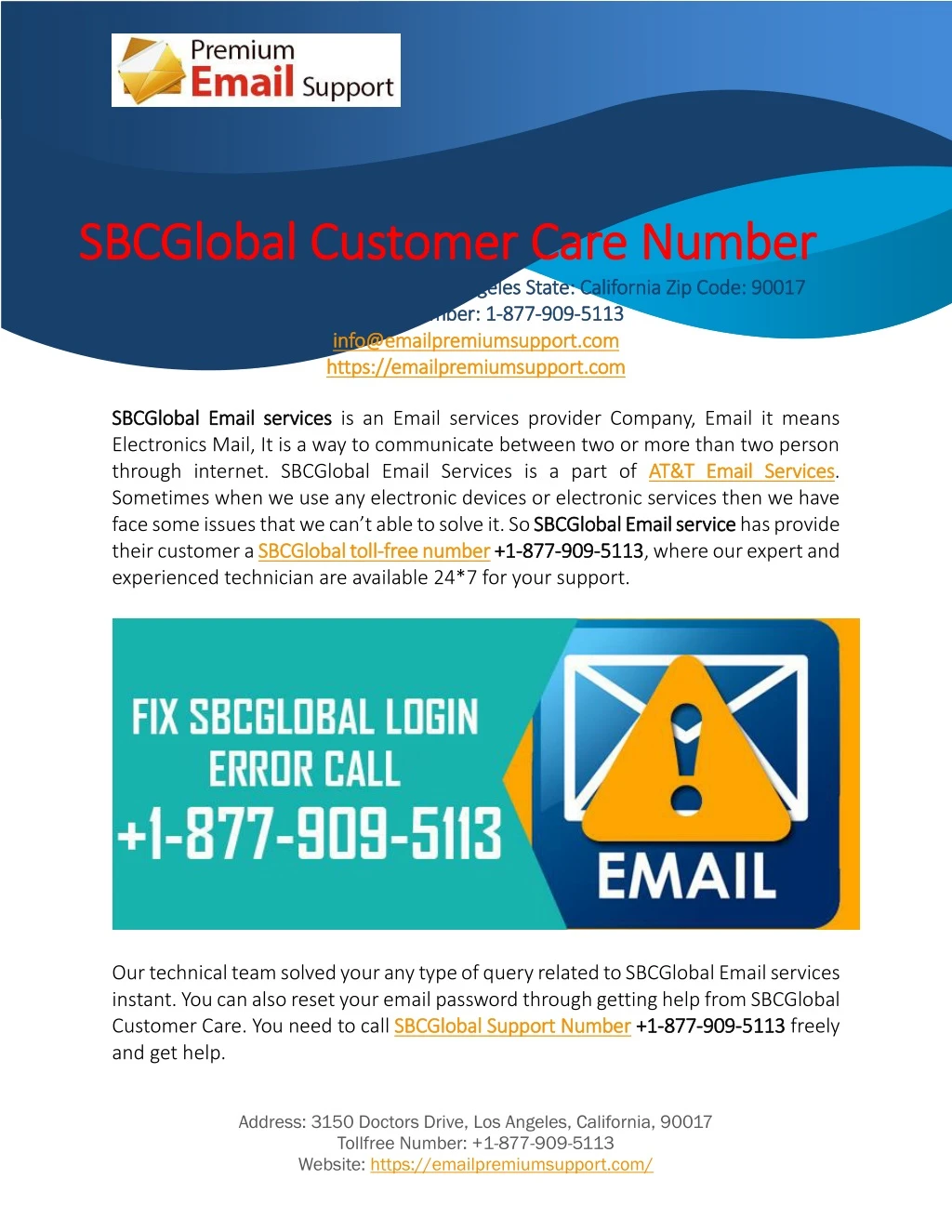 sbcglobal customer care number sbcglobal customer