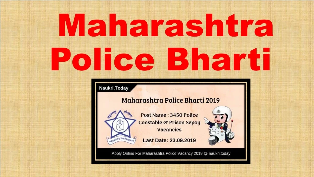 maharashtra police bharti