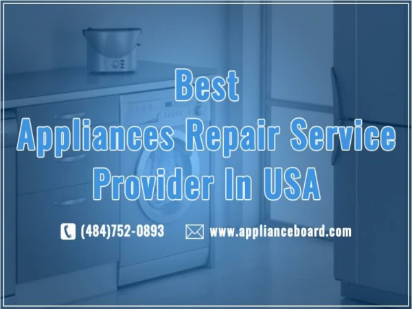Residential Appliance Repair
