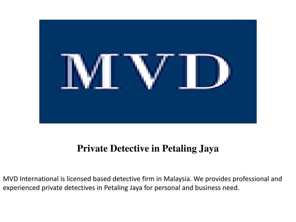 private detective in petaling jaya