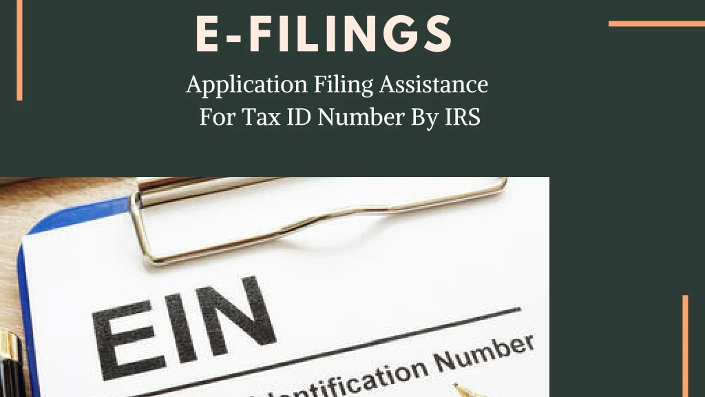 e filings application filing assistance