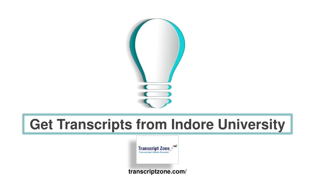 get transcripts from indore university