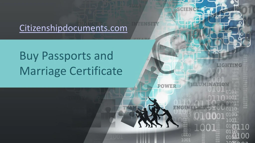 buy passports and marriage certificate