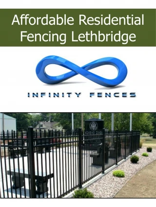 Affordable Residential Fencing Lethbridge