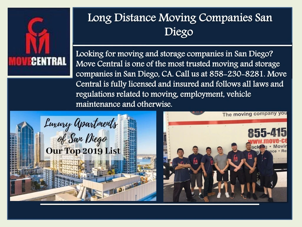 long distance moving companies san diego